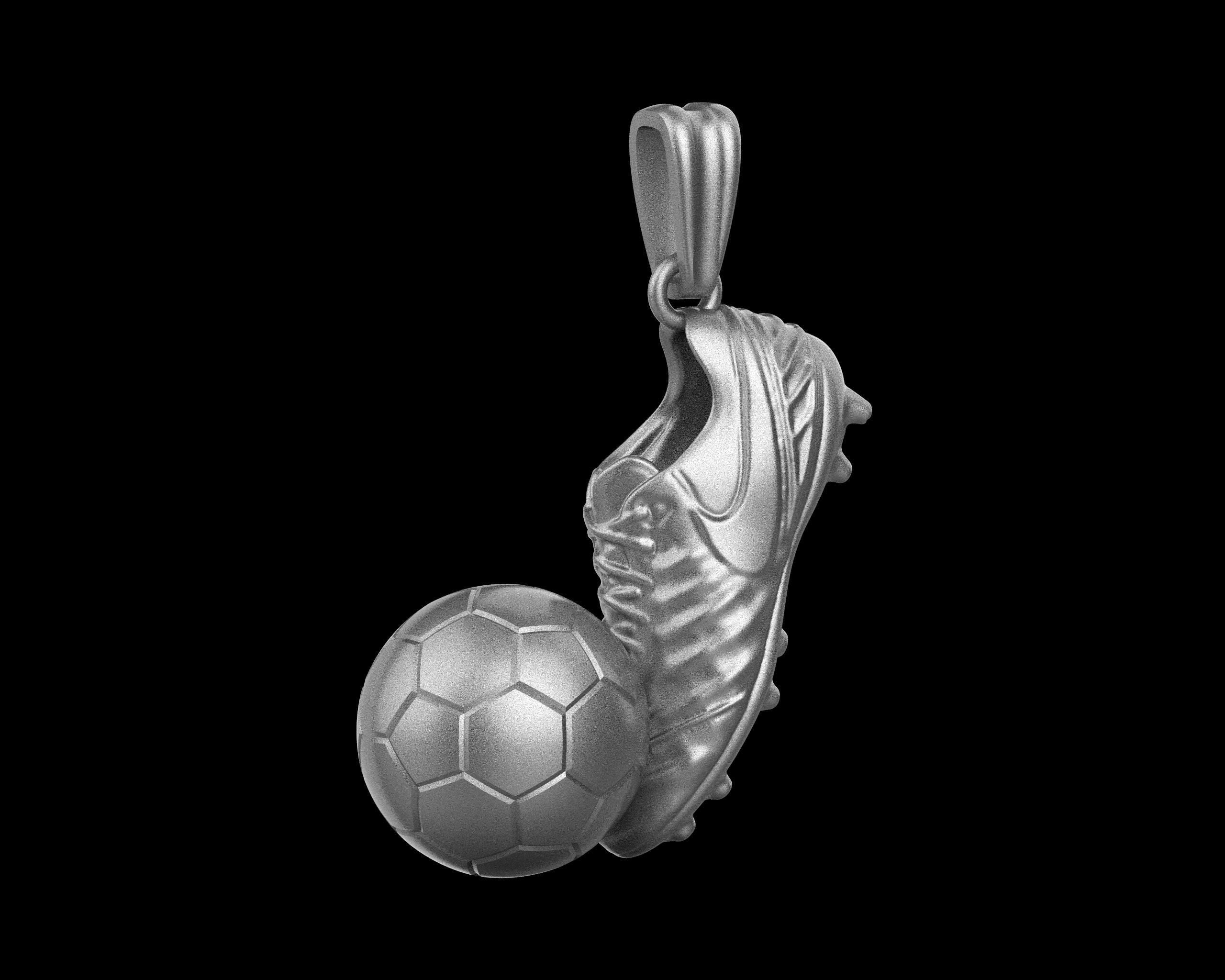 Gold Plated GOAT Football Pendant