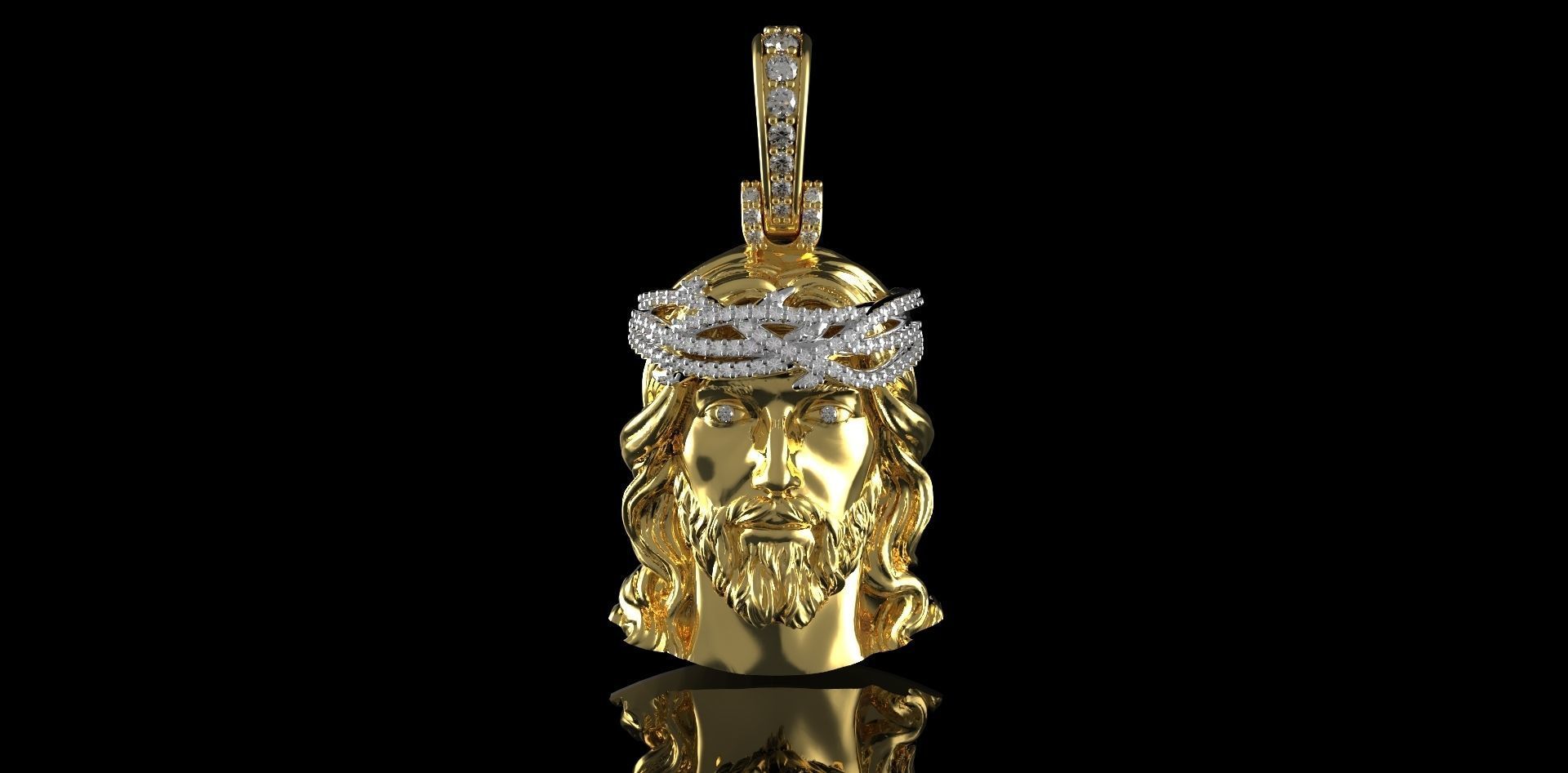 Dazzle Dime Faith Inspired Pendant with Gemstone A Timeless Symbol of Faith and Divinity - Dazzle Dime