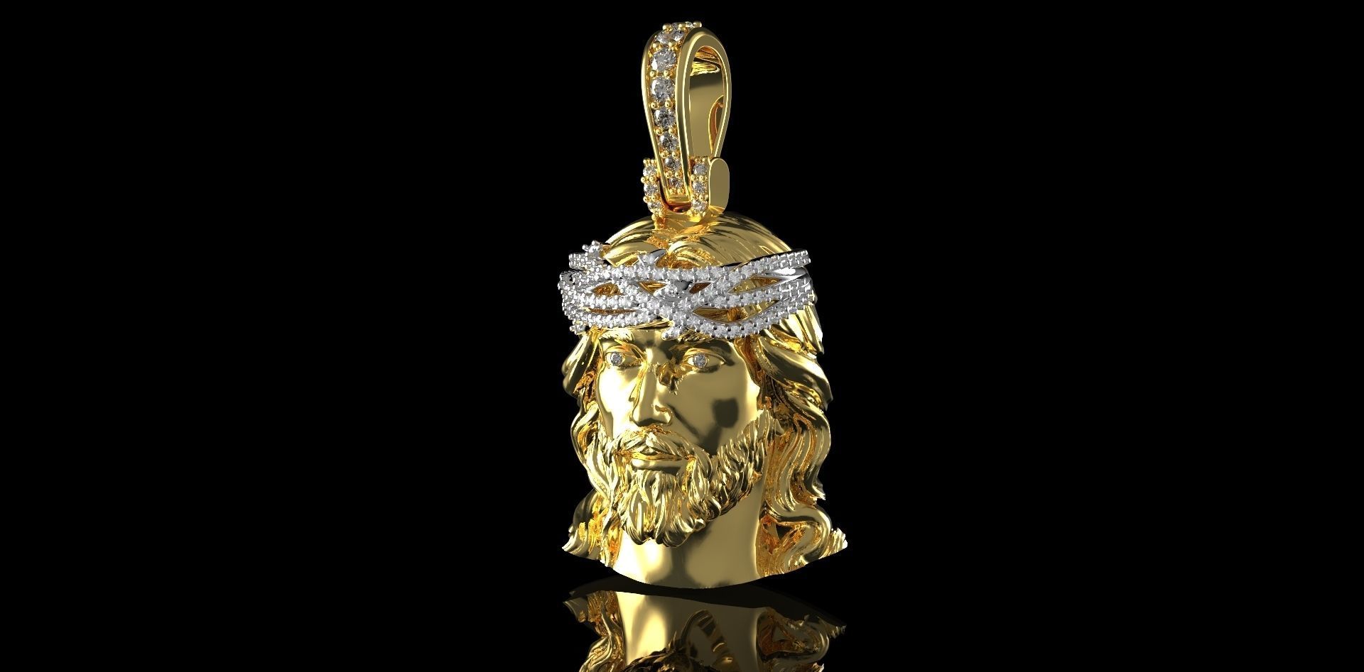 Dazzle Dime Faith Inspired Pendant with Gemstone A Timeless Symbol of Faith and Divinity - Dazzle Dime