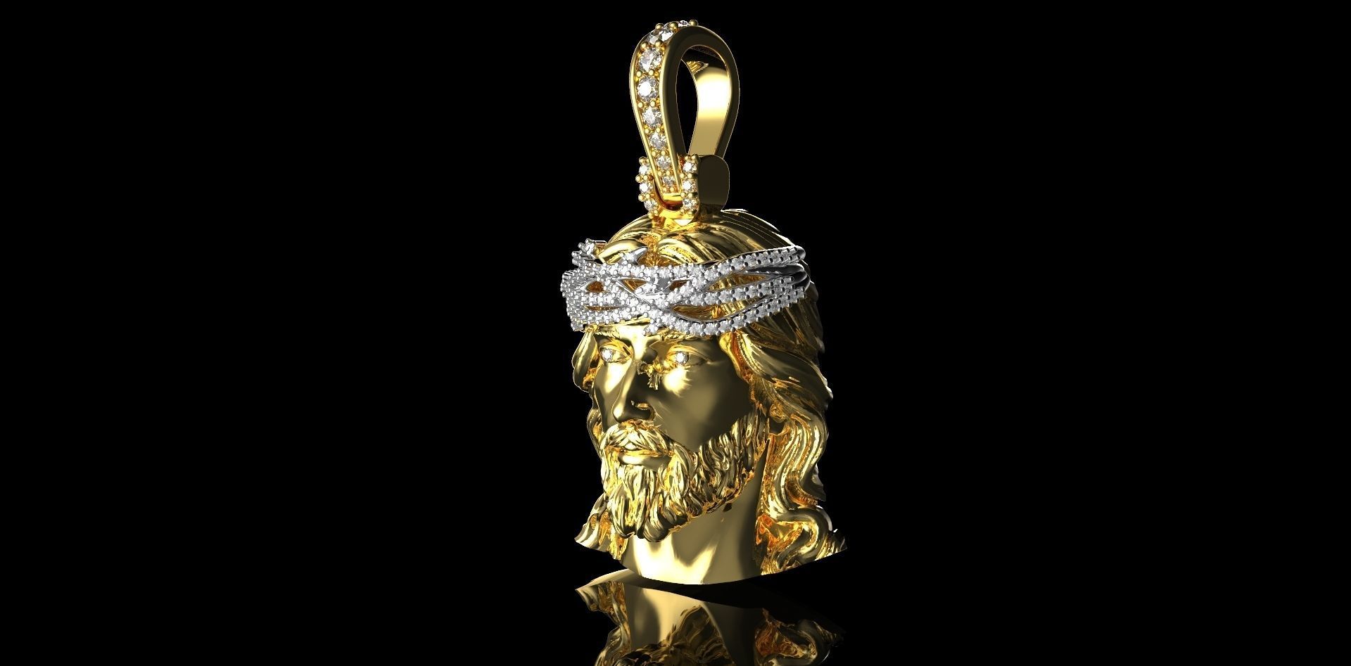 Dazzle Dime Faith Inspired Pendant with Gemstone A Timeless Symbol of Faith and Divinity - Dazzle Dime