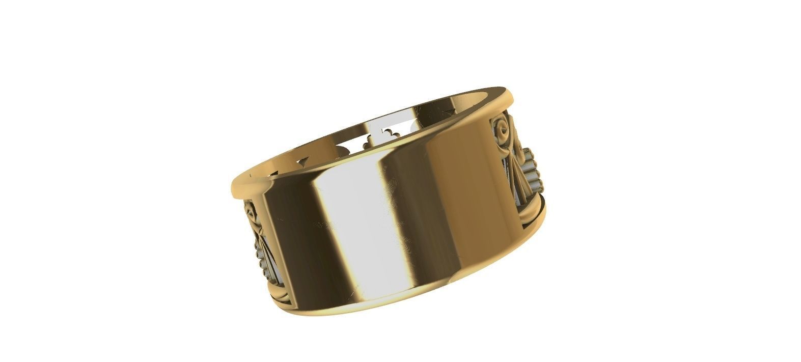 Gold Plated Graduating Lawyer Ring