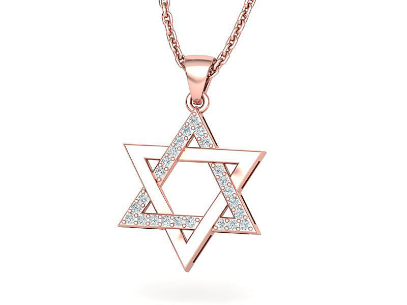 Dazzle Dime 925 Sterling Silver Base 18k Gold Plated Star of David Pendant A Timeless Symbol of Faith and Unity - Dazzle Dime