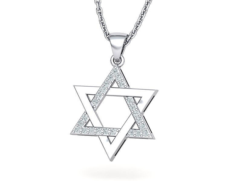 Dazzle Dime 925 Sterling Silver Base 18k Gold Plated Star of David Pendant A Timeless Symbol of Faith and Unity - Dazzle Dime