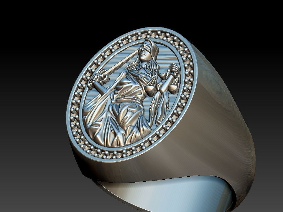 Elegant Law Ring