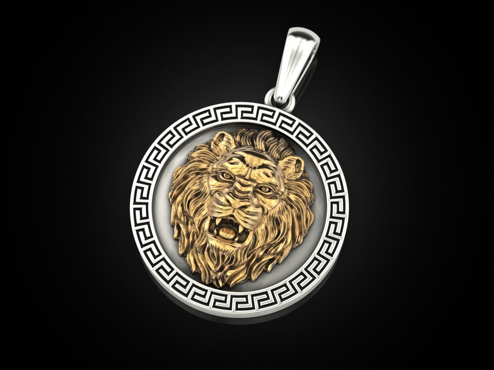 Dazzle Dime Lion's Pride S925 18K Plated Pendant with Chain DAZZLE DIME®