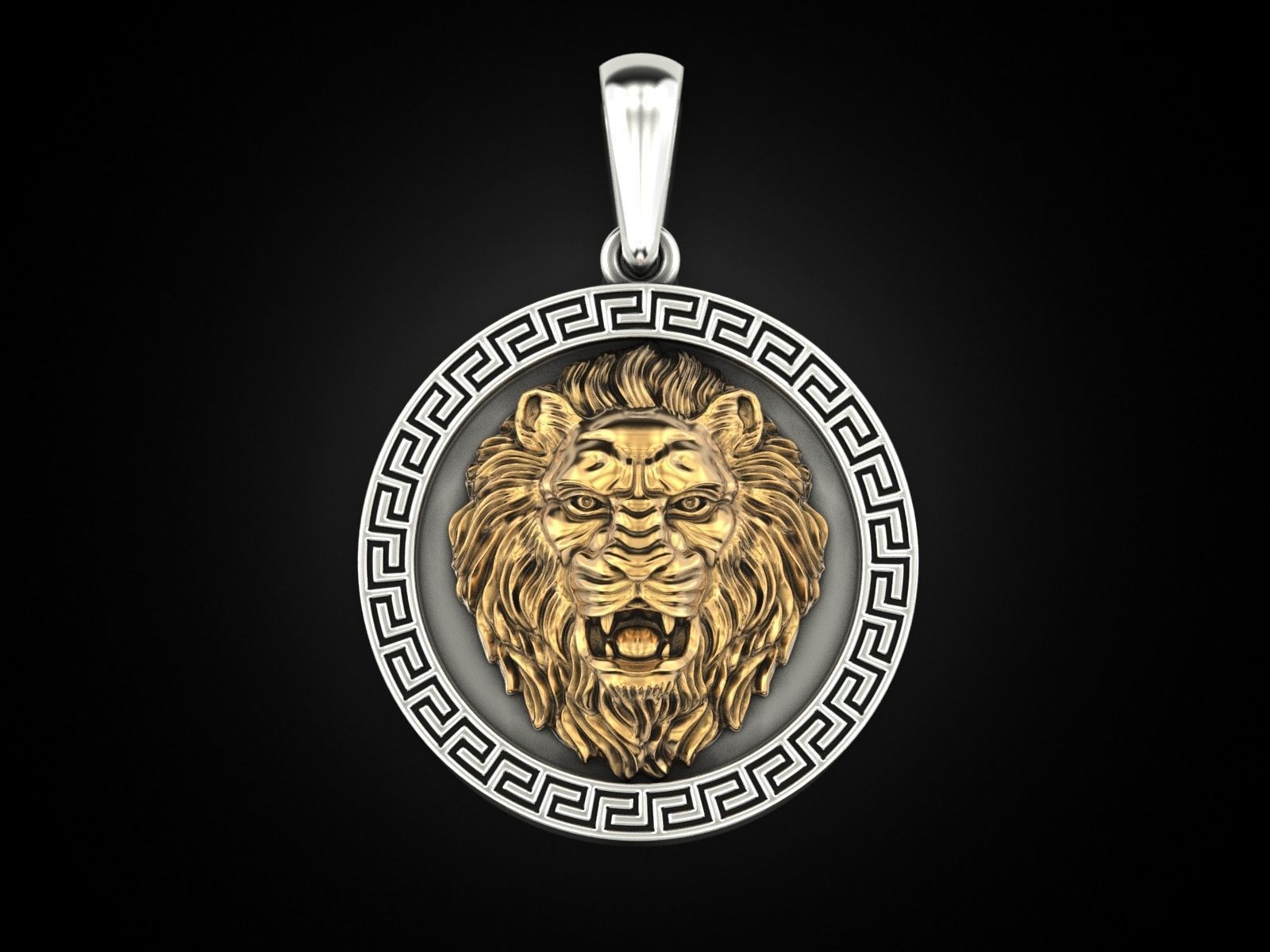 Dazzle Dime Lion's Pride S925 18K Plated Pendant with Chain DAZZLE DIME®