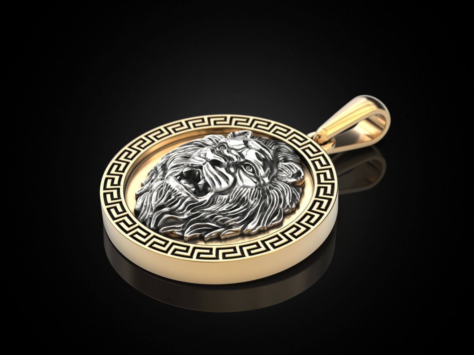 Dazzle Dime Lion's Pride S925 18K Plated Pendant with Chain DAZZLE DIME®