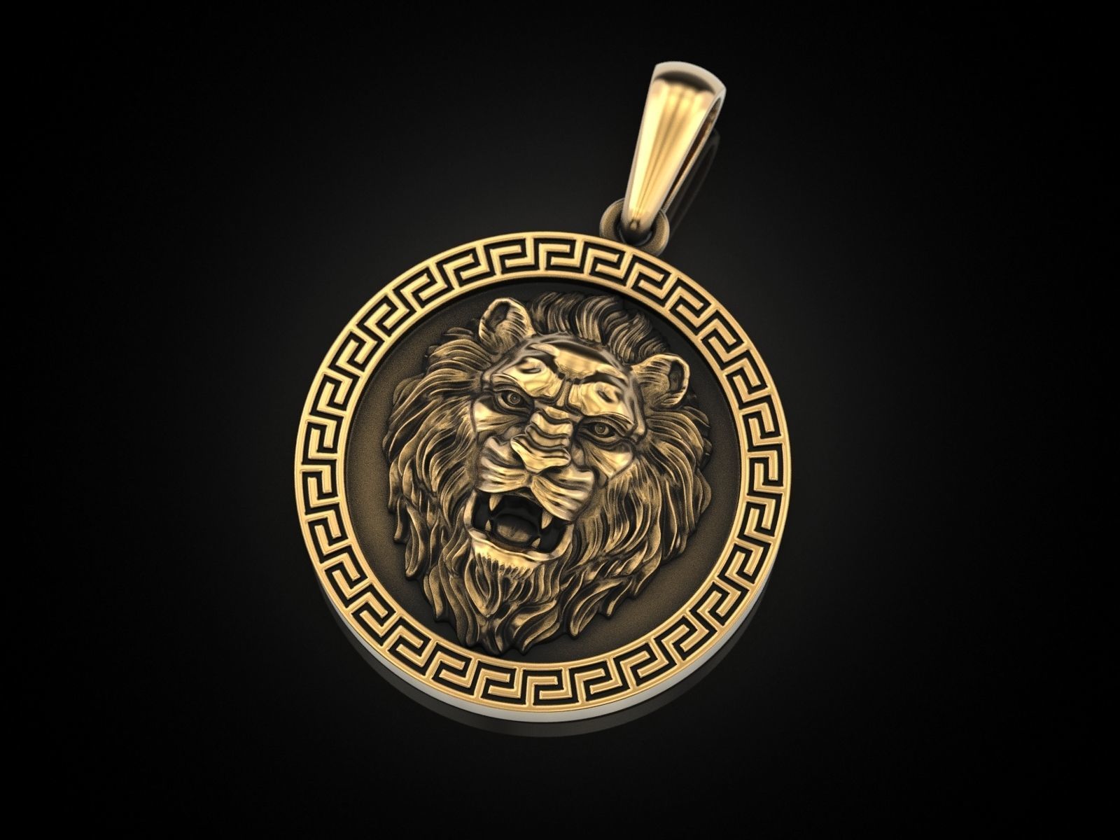 Dazzle Dime Lion's Pride S925 18K Plated Pendant with Chain DAZZLE DIME®