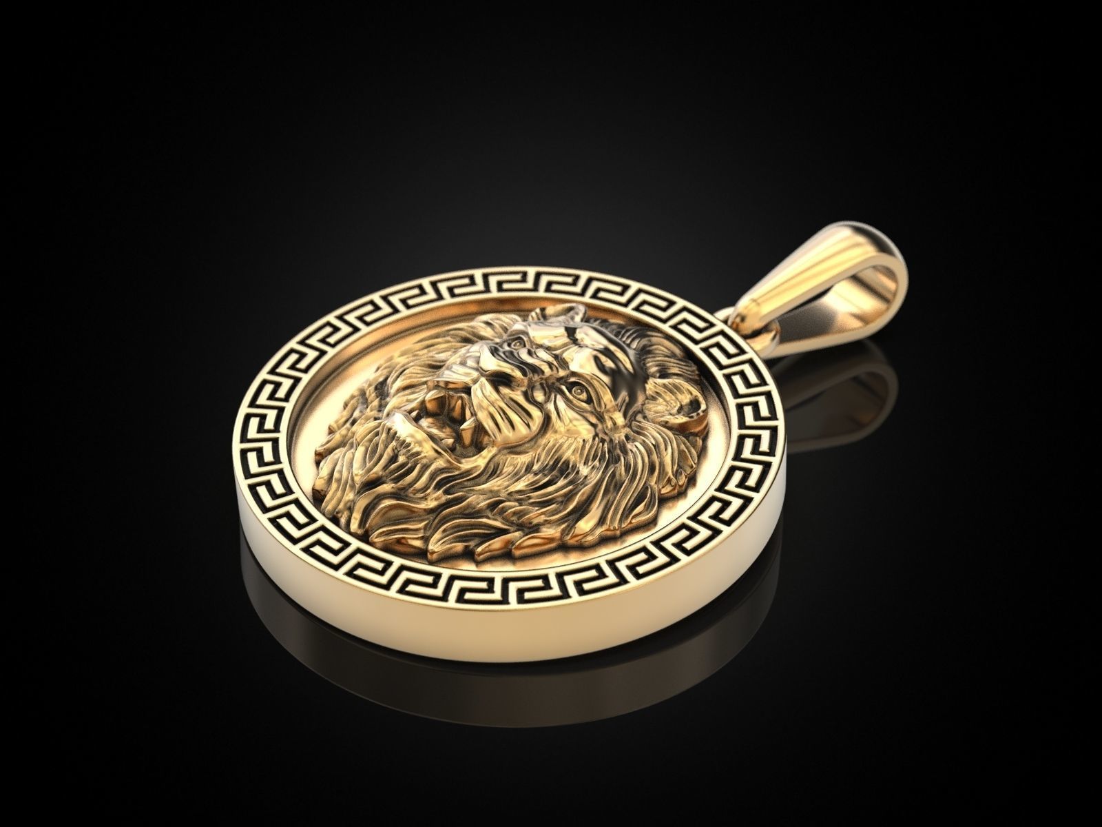 Dazzle Dime Lion's Pride S925 18K Plated Pendant with Chain DAZZLE DIME®