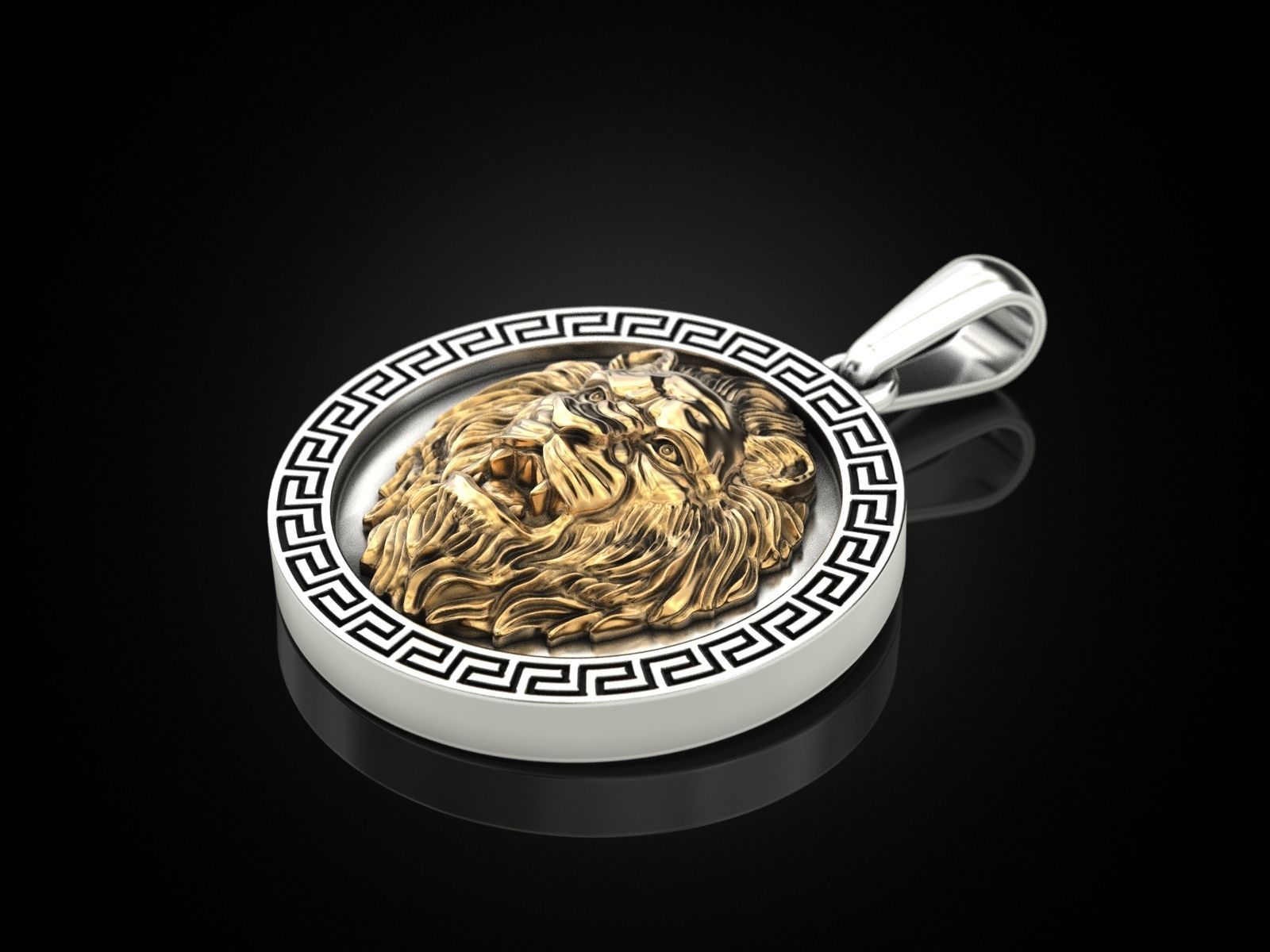 Dazzle Dime Lion's Pride S925 18K Plated Pendant with Chain DAZZLE DIME®