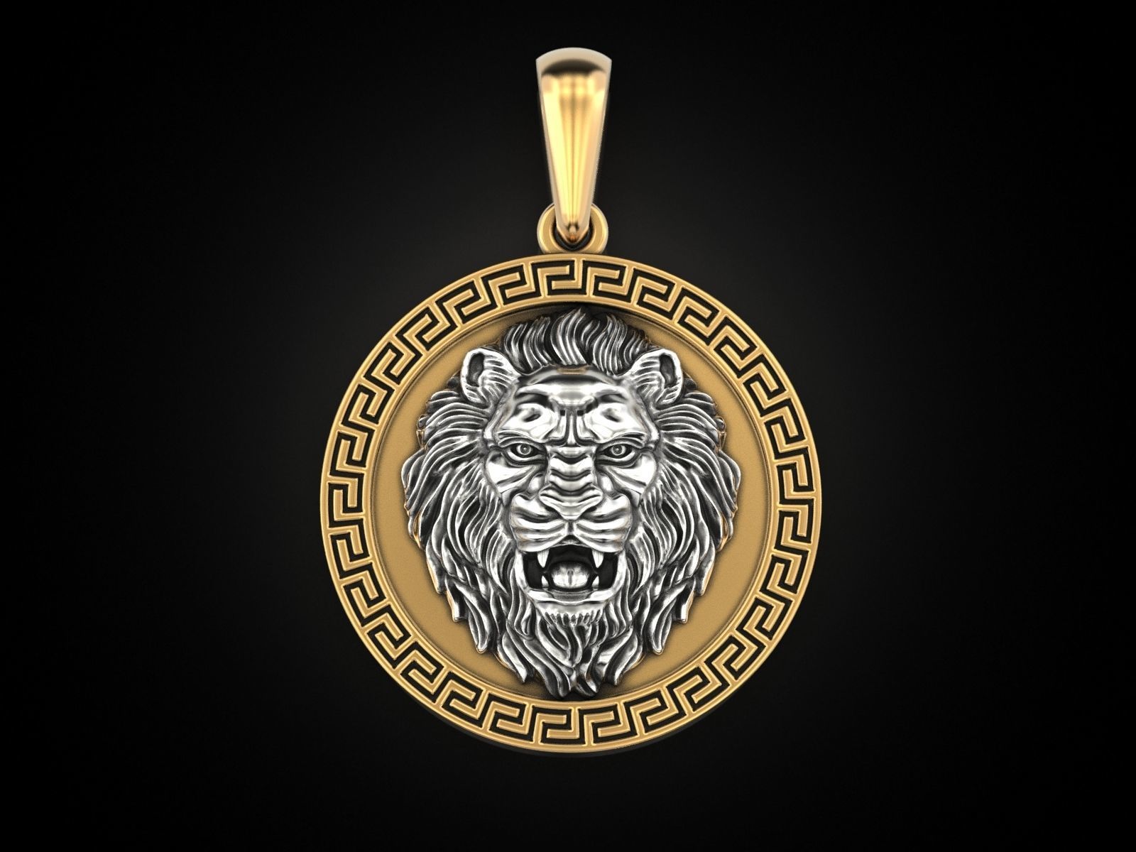 Dazzle Dime Lion's Pride S925 18K Plated Pendant with Chain DAZZLE DIME®