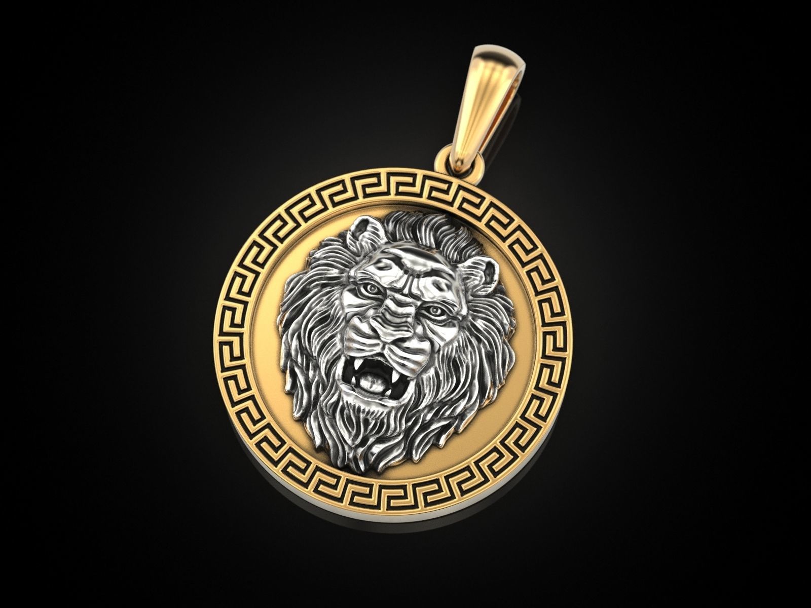 Dazzle Dime Lion's Pride S925 18K Plated Pendant with Chain DAZZLE DIME®