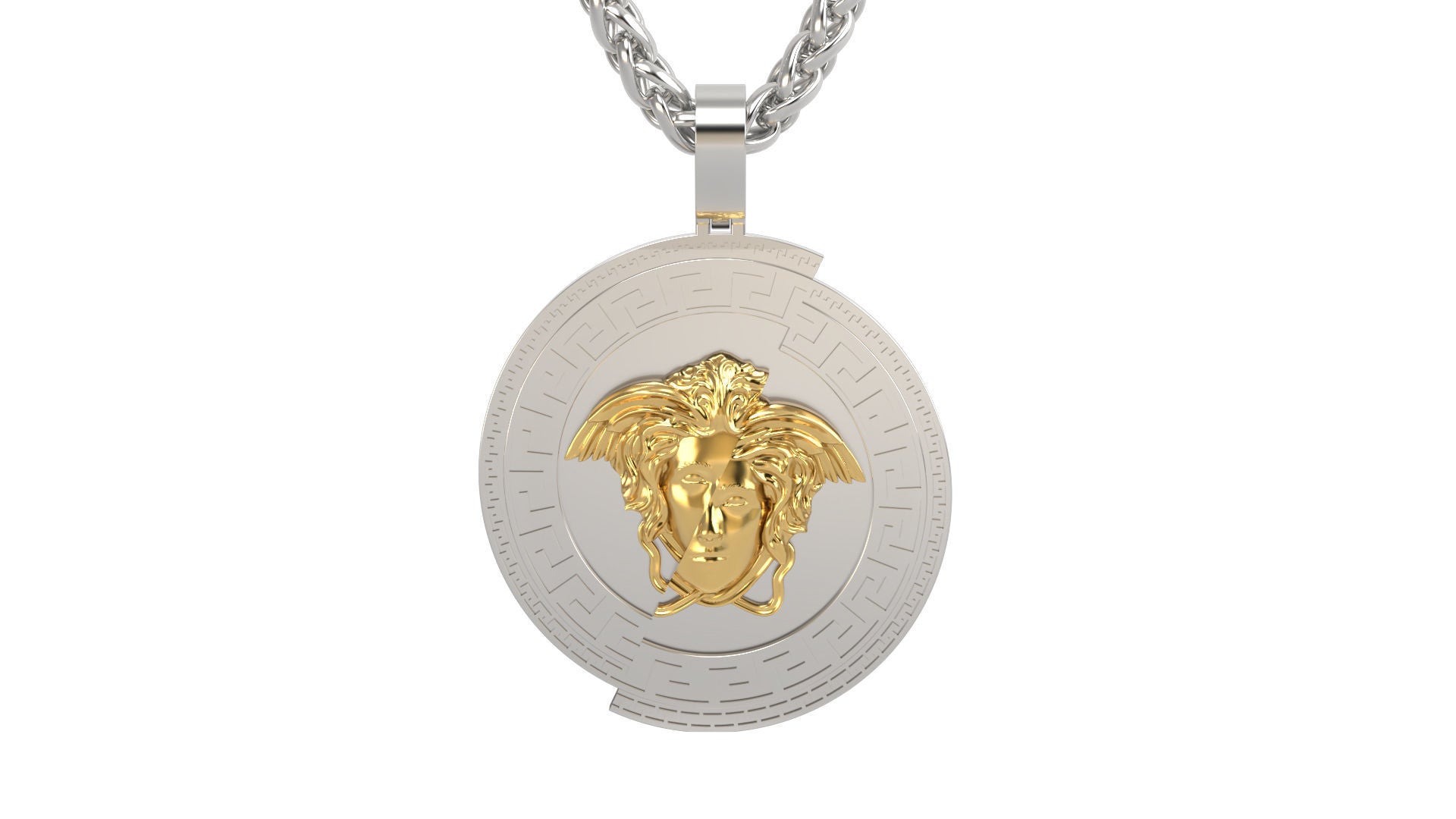 Luxury 925 Sterling Silver Base, 18K Gold Plated with Chain DAZZLE DIME®