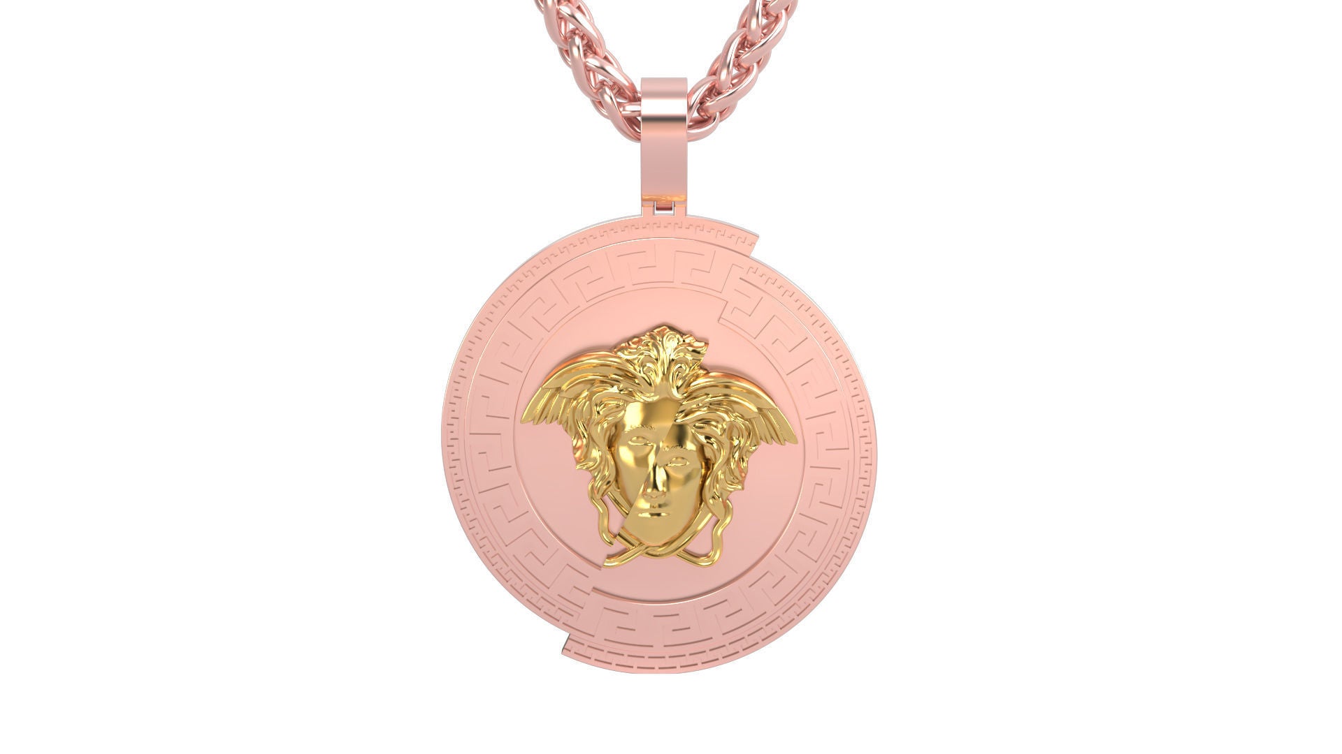 Luxury 925 Sterling Silver Base, 18K Gold Plated with Chain DAZZLE DIME®
