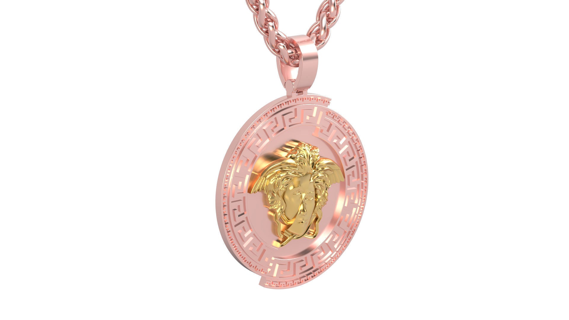 Luxury 925 Sterling Silver Base, 18K Gold Plated with Chain DAZZLE DIME®