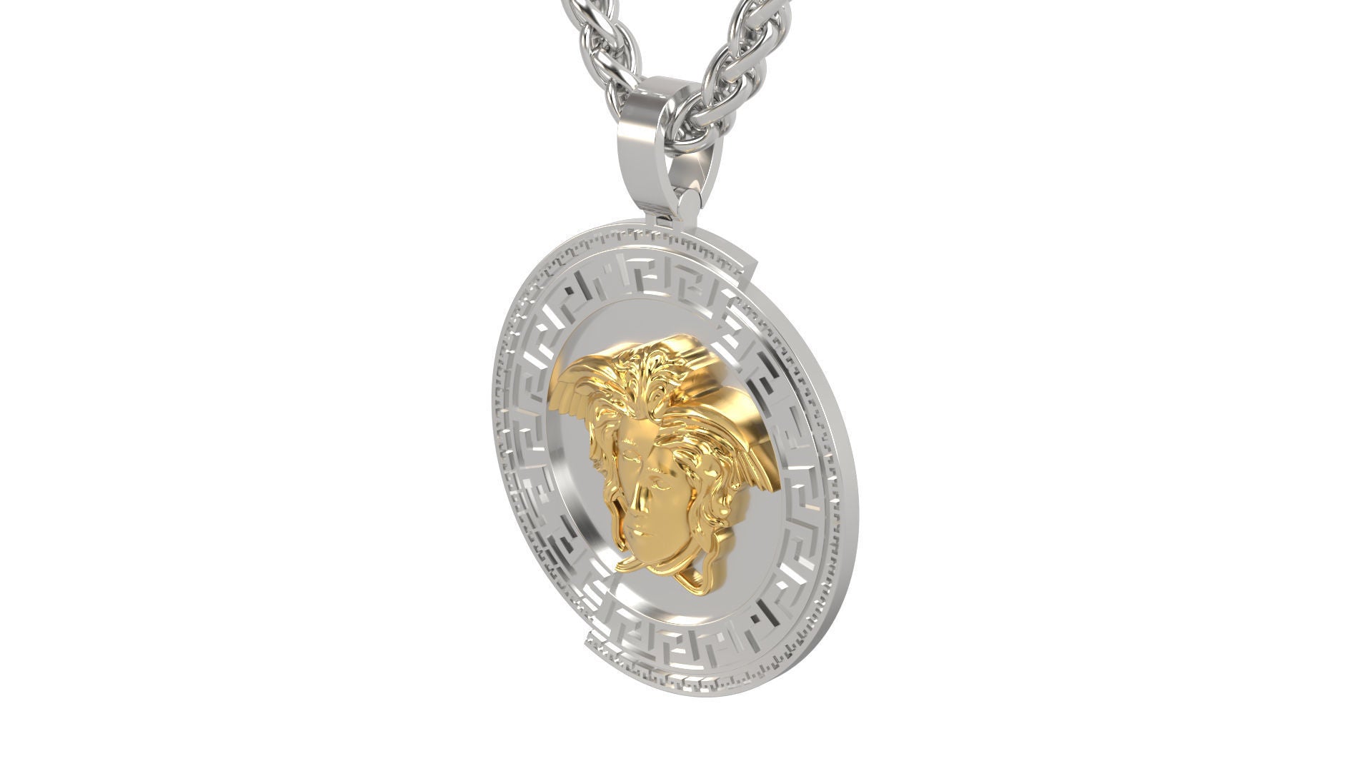 Luxury 925 Sterling Silver Base, 18K Gold Plated with Chain DAZZLE DIME®