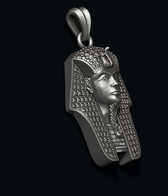 Dazzle Dime Pharaoh Pendant with Gems The Sovereign Elegance of Ancient Egypt DAZZLE DIME®