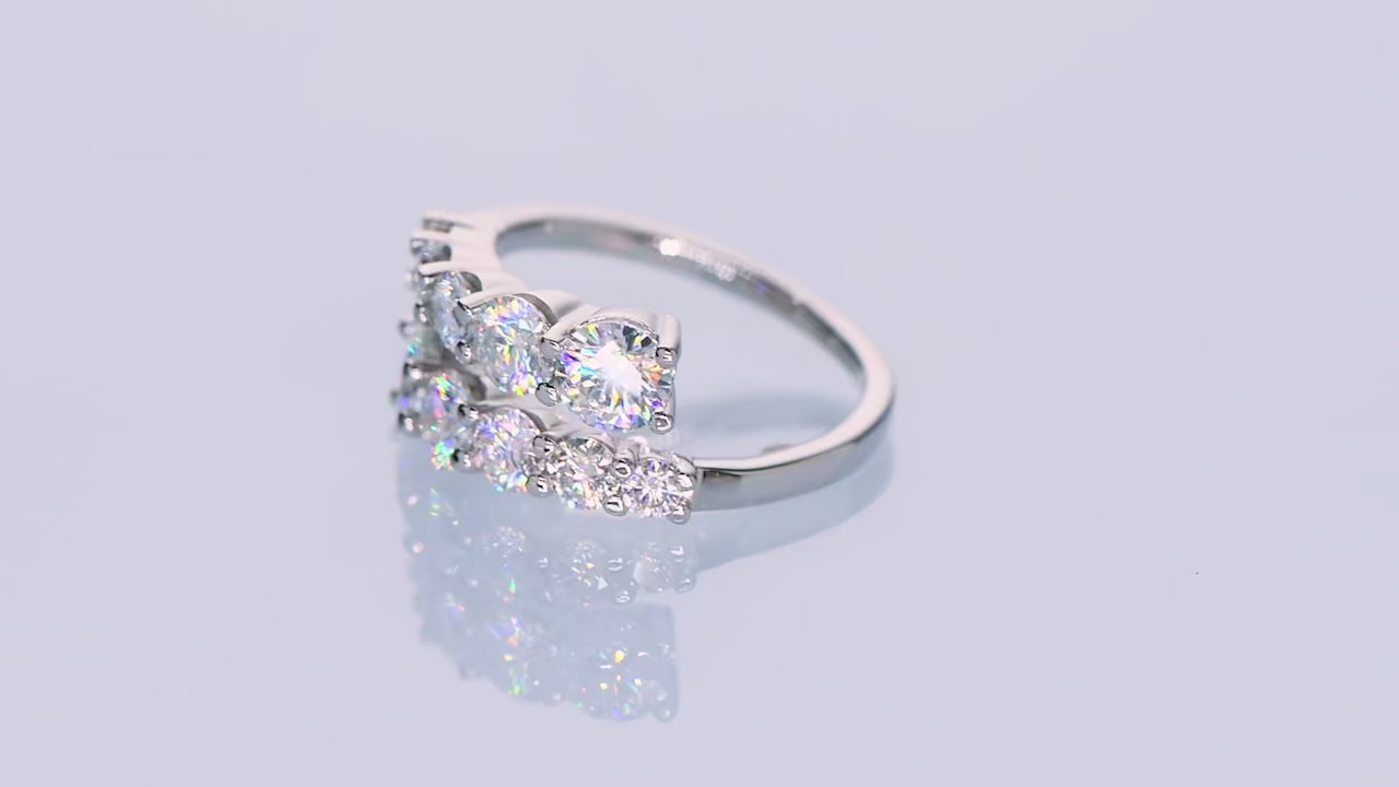 Moissanite Engagement Ring
