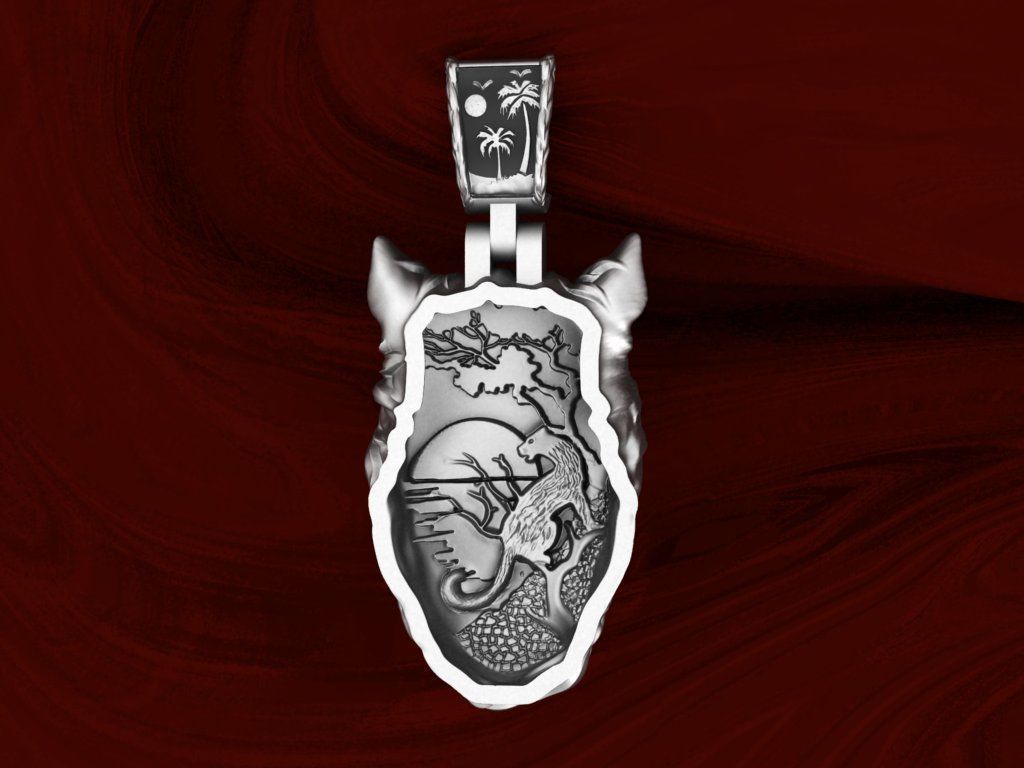 Dazzle Dime 925 Sterling Silver Base 18k Gold Plated Wild Puma Pendant with Chain Unleash Your Wild Side DAZZLE DIME®