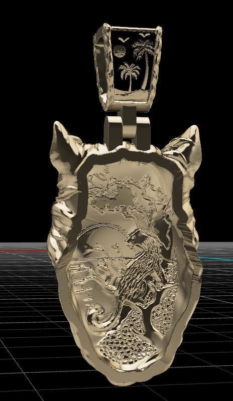 Dazzle Dime 925 Sterling Silver Base 18k Gold Plated Wild Puma Pendant with Chain Unleash Your Wild Side DAZZLE DIME®