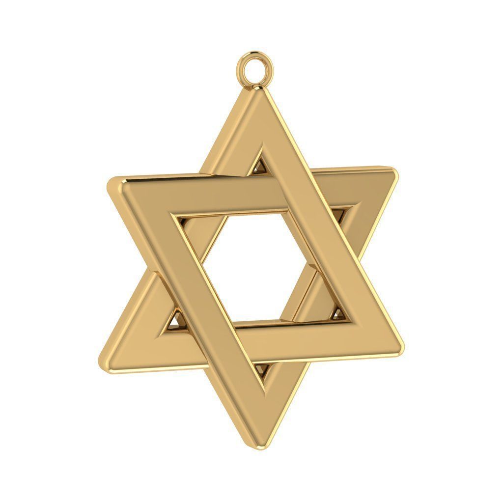 Dazzle Dime 925 Sterling Silver Base 18k Gold Plated Star of David Pendant A Timeless Symbol of Faith and Unity - Dazzle Dime