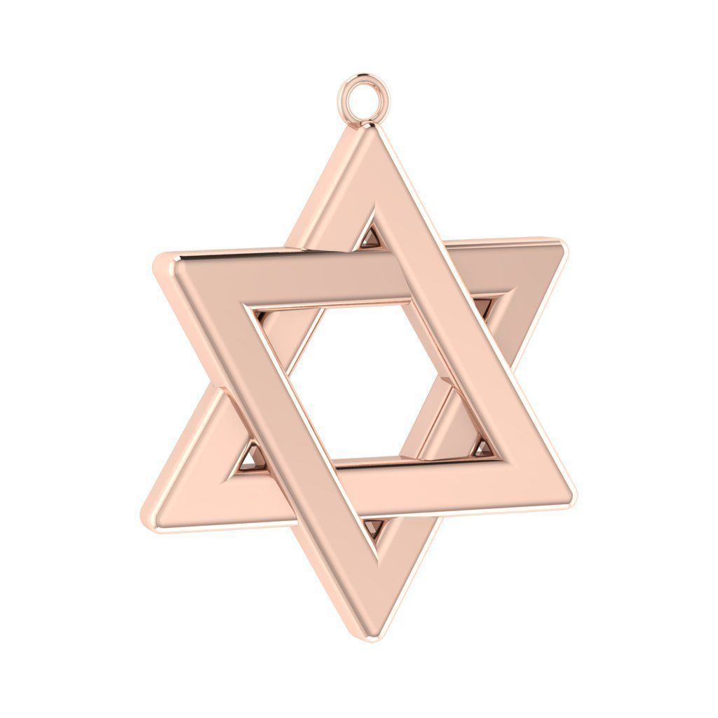 Dazzle Dime 925 Sterling Silver Base 18k Gold Plated Star of David Pendant A Timeless Symbol of Faith and Unity - Dazzle Dime