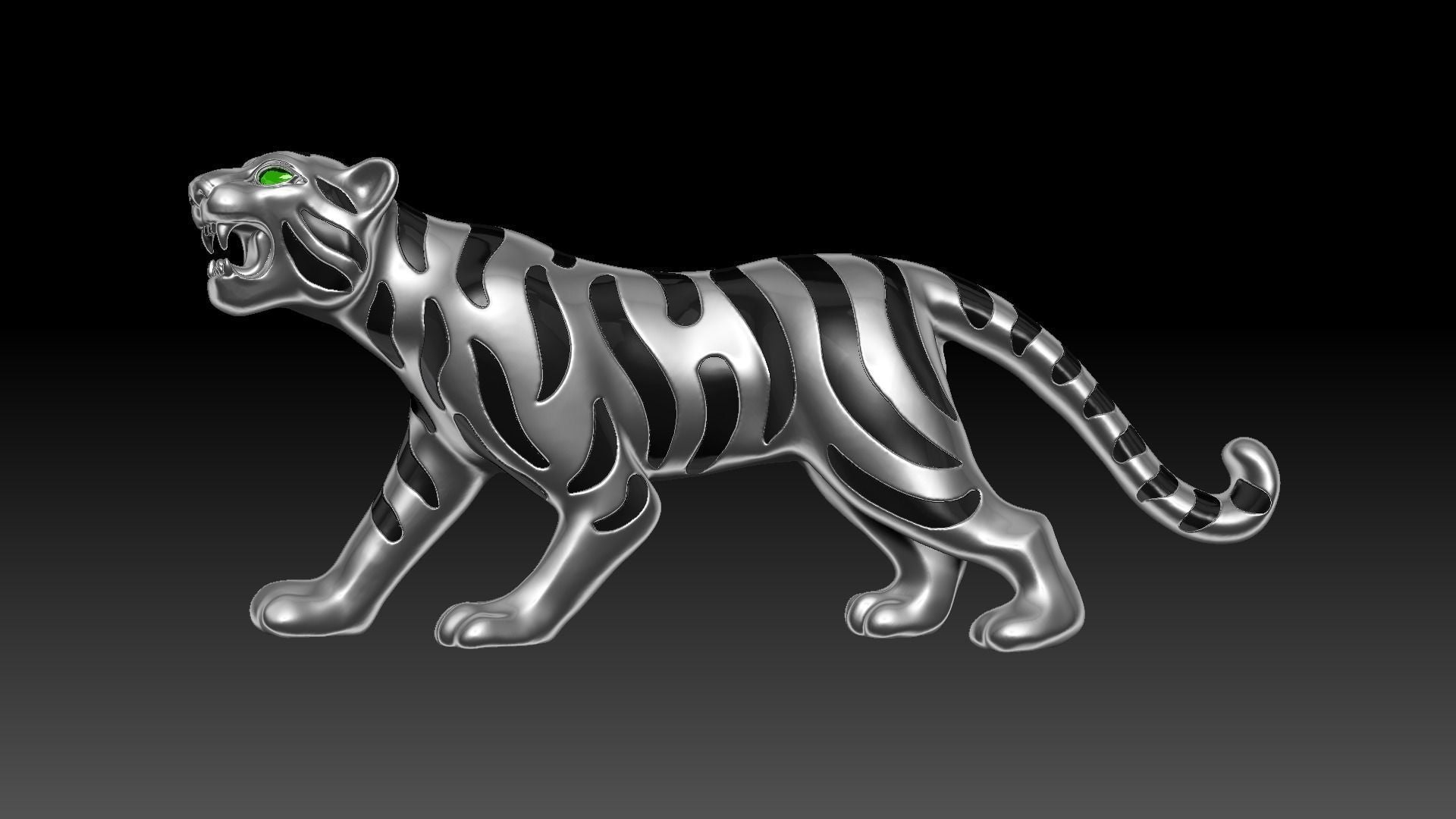 Majestic Tiger Pendant Unleash the Wild Within - Dazzle Dime