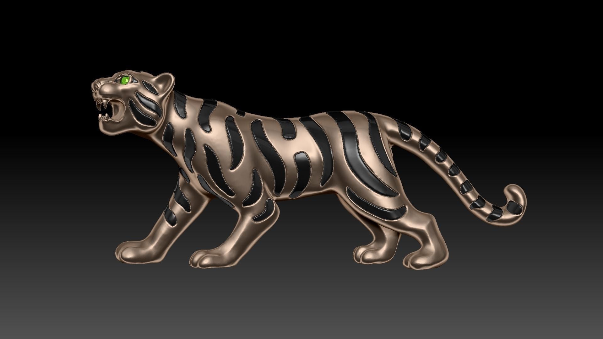 Majestic Tiger Pendant Unleash the Wild Within - Dazzle Dime