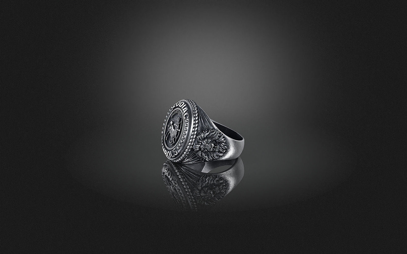 Dazzle Dime® Zodiac Sagittarius Ring: Adventure, Freedom, and Unstoppable Energy Exquisite 925 Sterling Silver with 18K White & Yellow Gold Accents DAZZLE DIME®