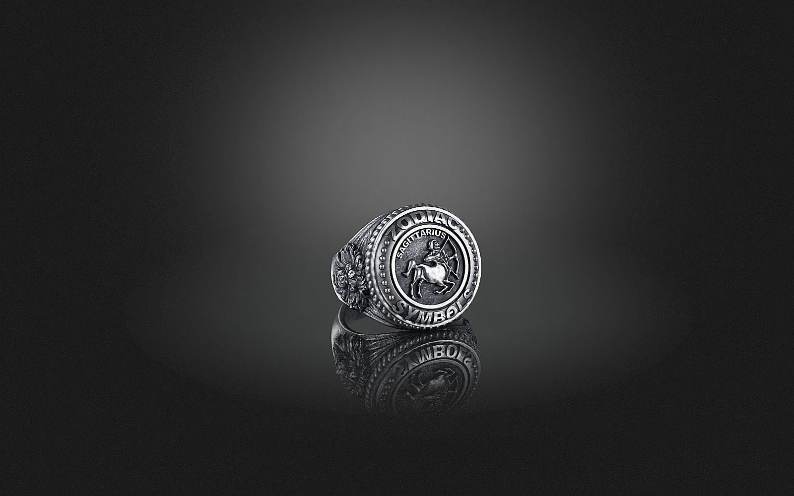 Dazzle Dime® Zodiac Sagittarius Ring: Adventure, Freedom, and Unstoppable Energy Exquisite 925 Sterling Silver with 18K White & Yellow Gold Accents DAZZLE DIME®