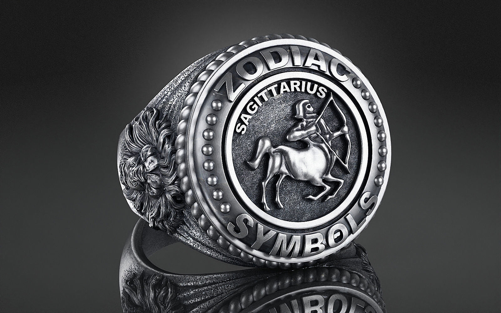 Dazzle Dime® Zodiac Sagittarius Ring: Adventure, Freedom, and Unstoppable Energy Exquisite 925 Sterling Silver with 18K White & Yellow Gold Accents DAZZLE DIME®