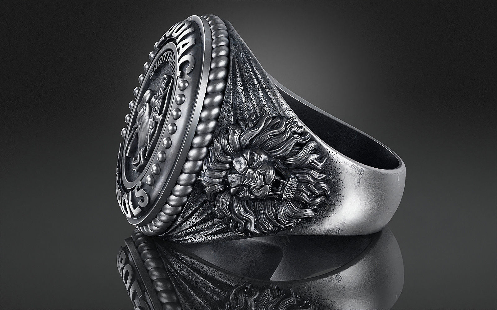 Dazzle Dime® Zodiac Sagittarius Ring: Adventure, Freedom, and Unstoppable Energy Exquisite 925 Sterling Silver with 18K White & Yellow Gold Accents DAZZLE DIME®