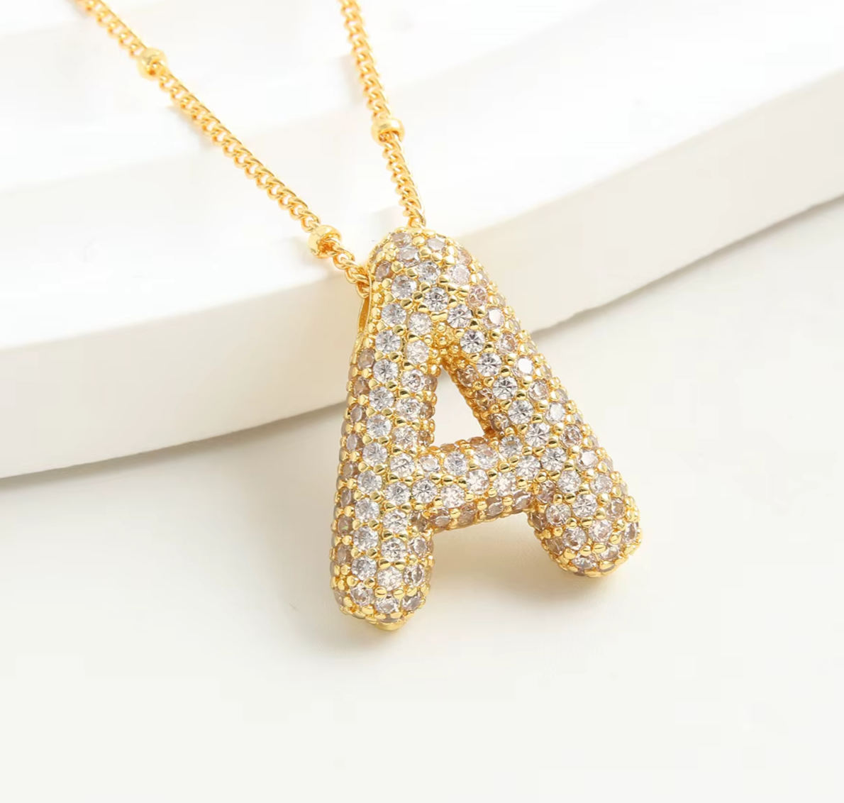 A / Moissanite Diamond / Gold