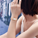 PAGANI Design 22mm Square Women’s Quartz Watch – Sapphire Glass, Stainless Steel, 50M Waterproof