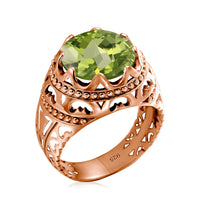 Dazzle Dime® Vintage 925 Sterling Silver Mystic Topaz Ring for Men | Unique Colorful Gemstone Jewelry