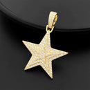 Hip-Hop Star Moissanite Pendant Necklace for Men – 925 Sterling Silver Bling Gift