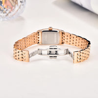 PAGANI Design 22mm Square Women’s Quartz Watch – Sapphire Glass, Stainless Steel, 50M Waterproof