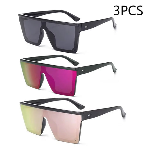 Large-Frame One-Piece Sunglasses for Women