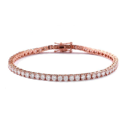 Hallmarked Tennis Bracelet
