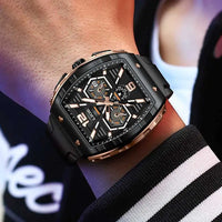 Men's Luxury Sports Watch | Waterproof Quartz Wristwatch with Luminous Date & Silicone Strap | Relogio Masculino by LIGE