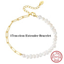Dazzle Dime® 14K Gold Plated 925 Sterling Silver Paperclip Chain Necklace – 3.6mm/5mm/7mm | Unisex Link Necklace for Women & Men