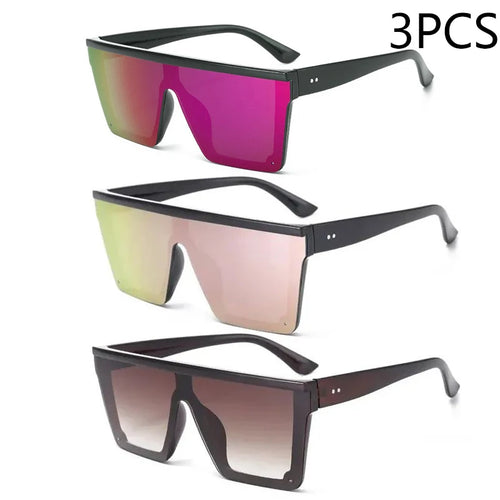 Large-Frame One-Piece Sunglasses for Women