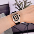 Reloj Mujer Diamond Watch for Women Luxury Silver Rose Gold Quartz Wrist Watch Relogio Feminino