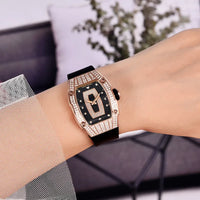 Reloj Mujer Diamond Watch for Women Luxury Silver Rose Gold Quartz Wrist Watch Relogio Feminino