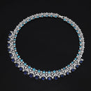 Cubic Zirconia Bridal Wedding Jewelry Set, Asian & African Crystal Wedding Jewelry Set - 4-Piece Ring