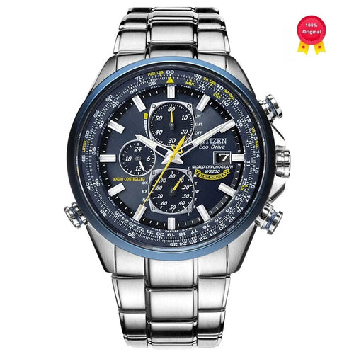 Blue Angel I Generation Men's Quartz Watch with Radio Nightlight & Kinetic Energy