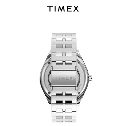TIMEX Men’s Automatic Multifunction Watch – Classic Steel Strap, Calendar Display, Luxury Mechanical Timepiece (1854 American Brand)
