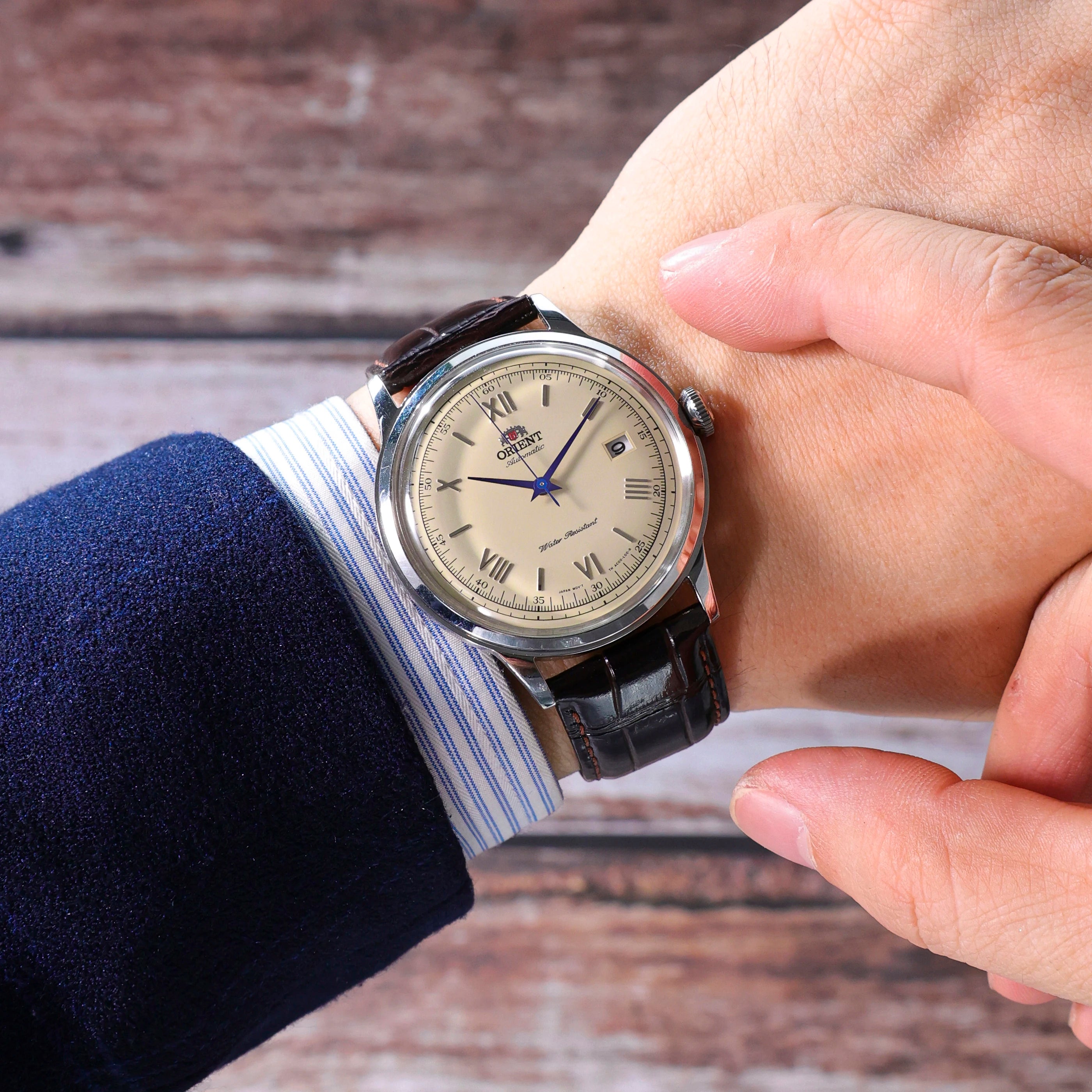 Men’s Automatic Mechanical Orient® Watch – Original Japanese Movement, Waterproof, Retro Luxury Timepiece