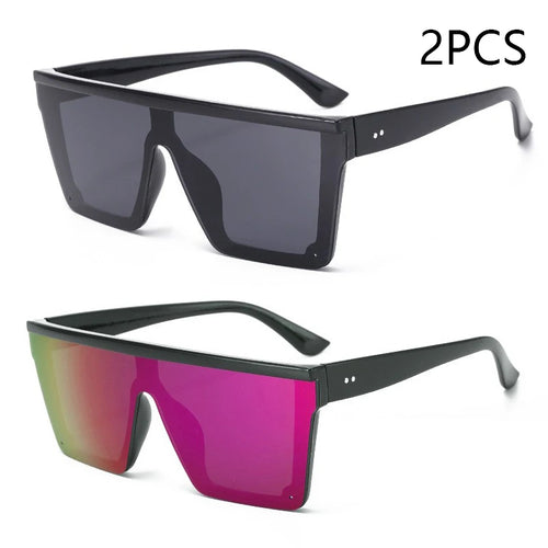 Large-Frame One-Piece Sunglasses for Women