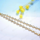 Moissanite Solitaire Necklace – 14K/10K/9K Solid Gold or 925 Silver, D/VVS1 3mm